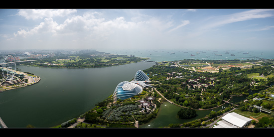 Gardens and Bay from MBS